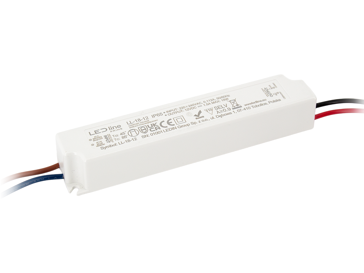 Power Supply 18-12 IP65 18W 12V PRIME