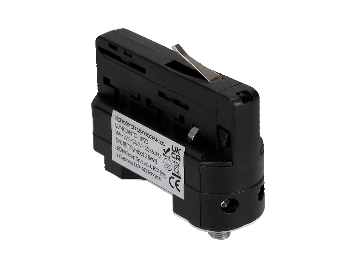 Adapter 230V do szynoprzewodu LUMICANTO czarne PRIME