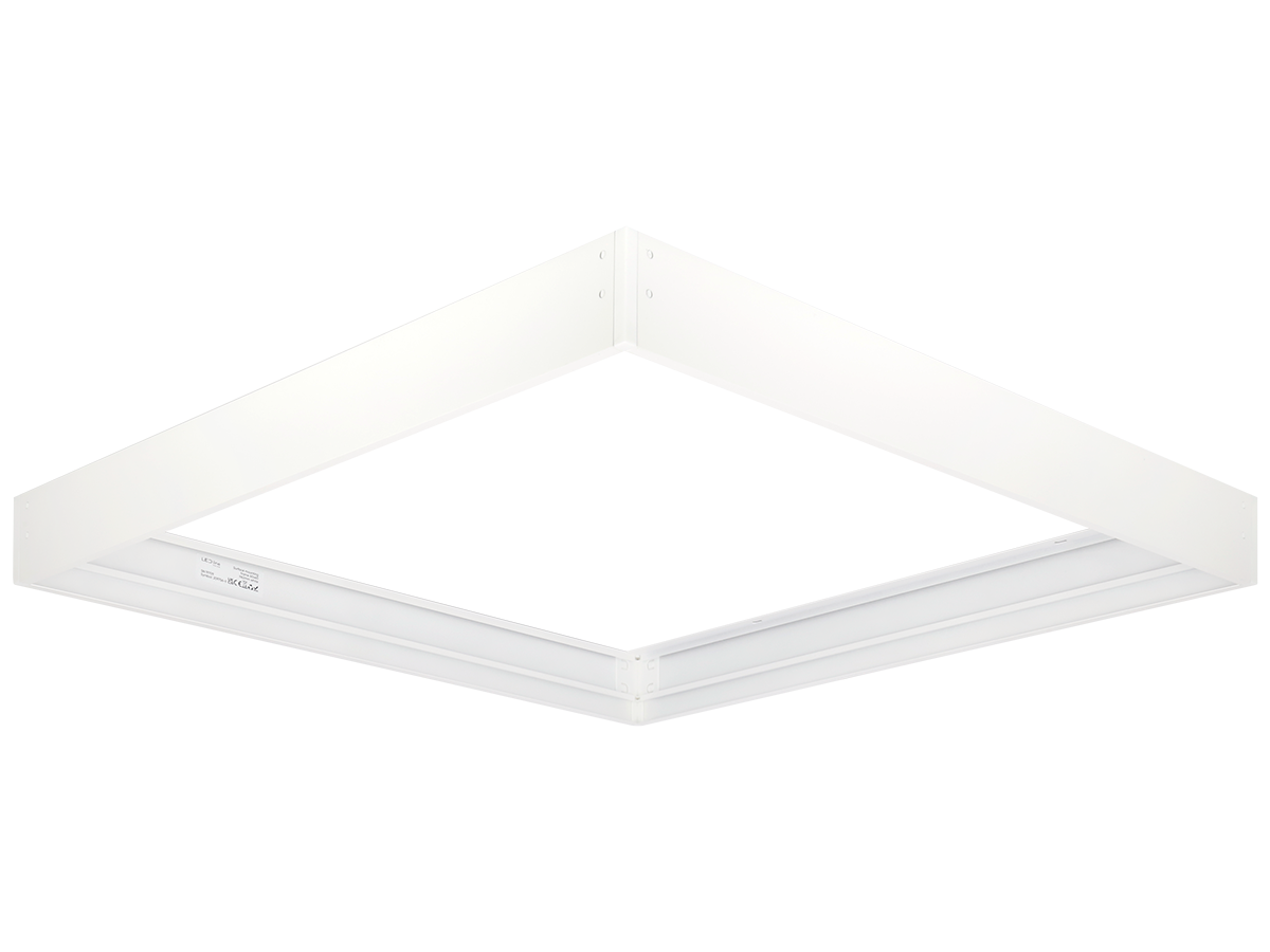 Cadre de montage pour panneaux 60×60 H62mm blanc pliable LITE