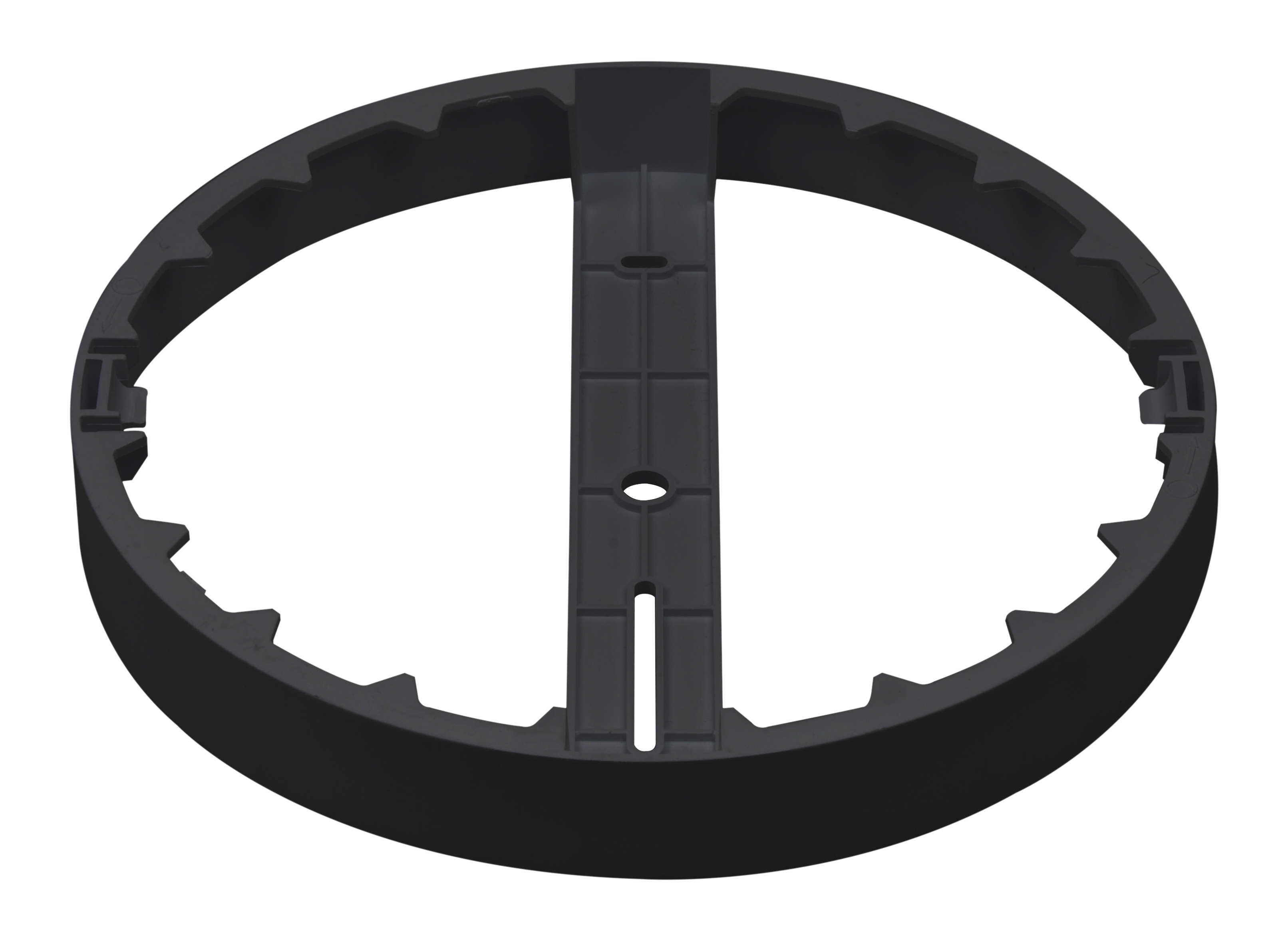 Downlight MOLLY Round frame for surface mounting 24W black LITE