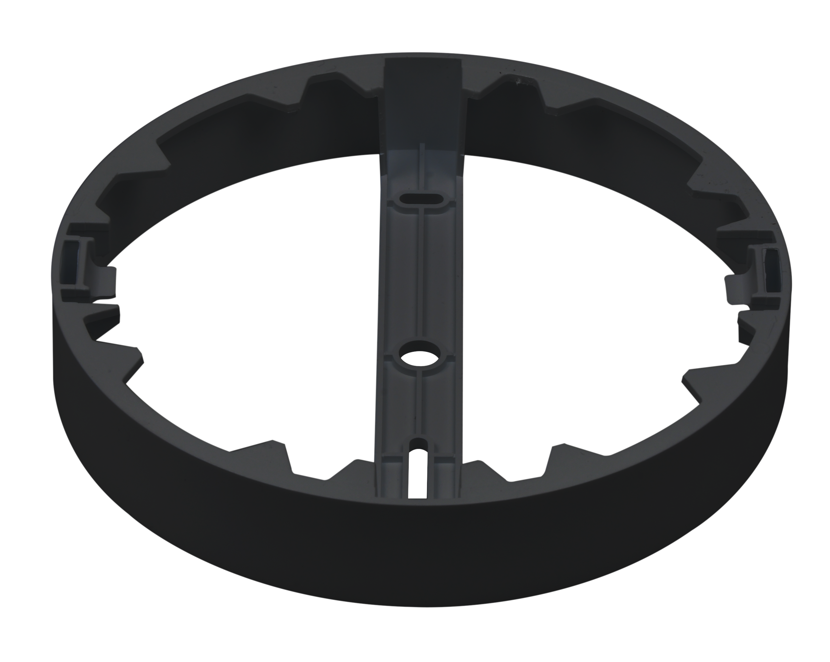 Downlight MOLLY Round frame for surface mounting 18W black LITE