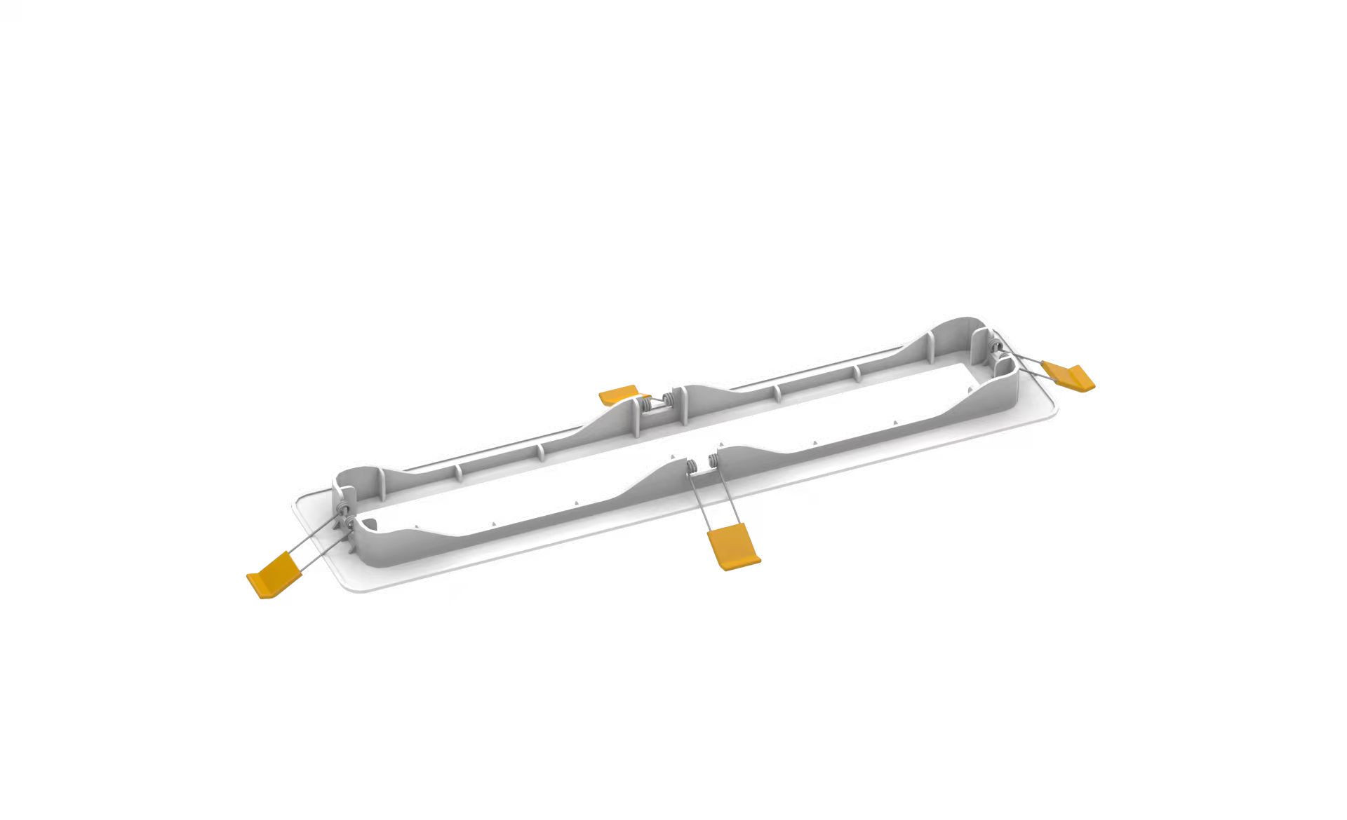 Accessoires de montage CLARENTO – cadre pour montage encastré de lampe d’évacuation d’urgence