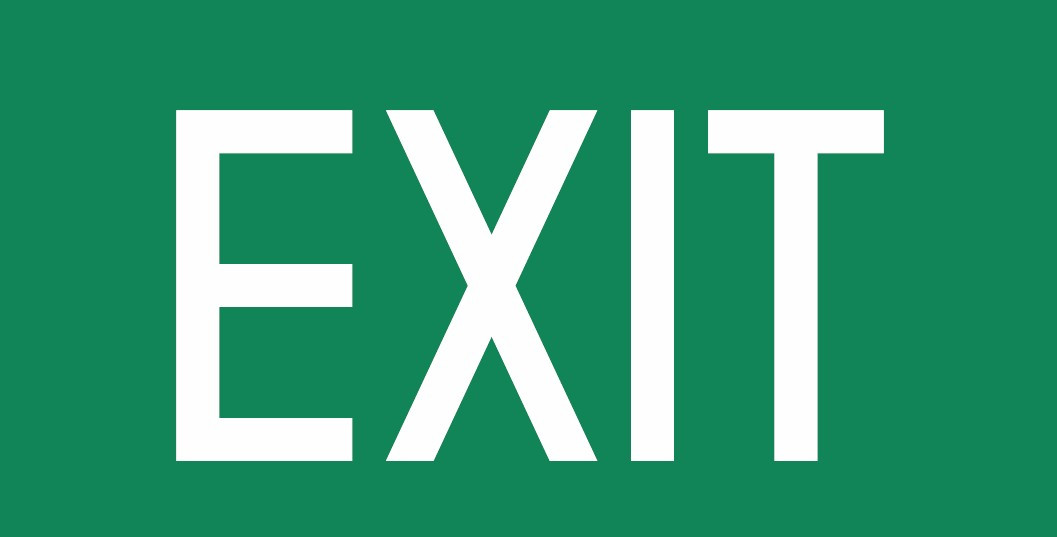 Accessoires de montage CLARENTO – panneau EXIT AC004 pour lampe d’évacuation d’urgence