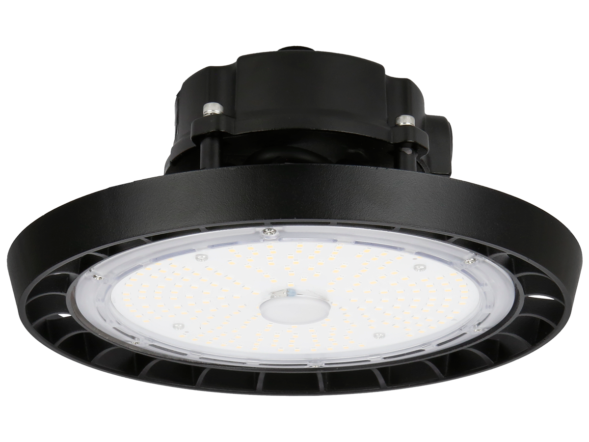 Highbay lempa SERON 4000K 150/120/90W 21000lm 120° IP65 juoda PRIME