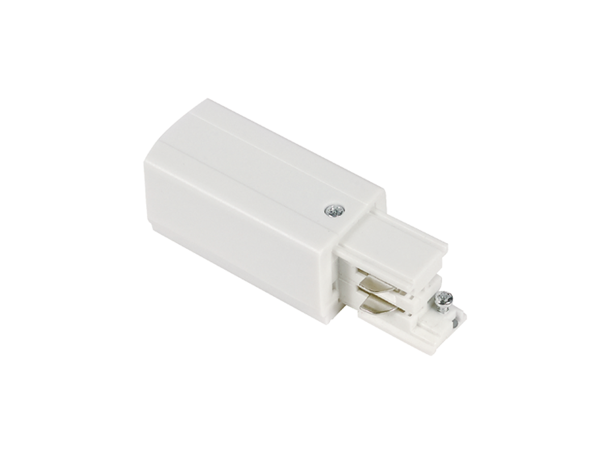 Power terminal for LUMICANTO POWERTRACK busway right white PRIME