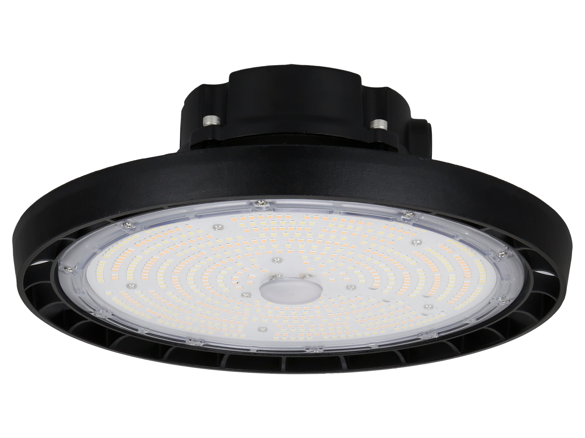 Highbay lempa SERON 3CCT (3/4/5,7K) 200/160/120W 28000lm 120° IP65 juoda PRIME