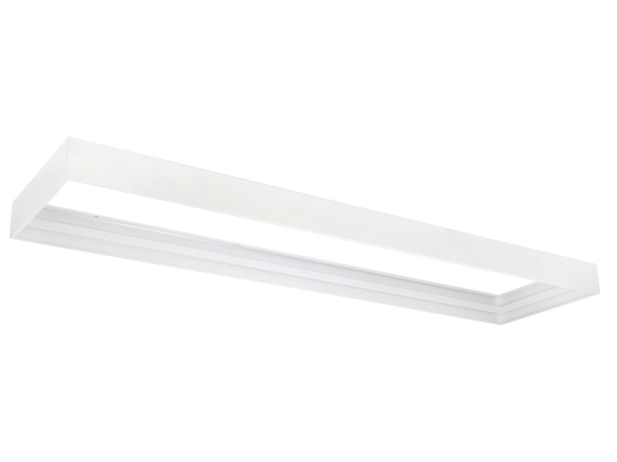 Ramka montażowa do paneli 120×30 H70mm biała Prime